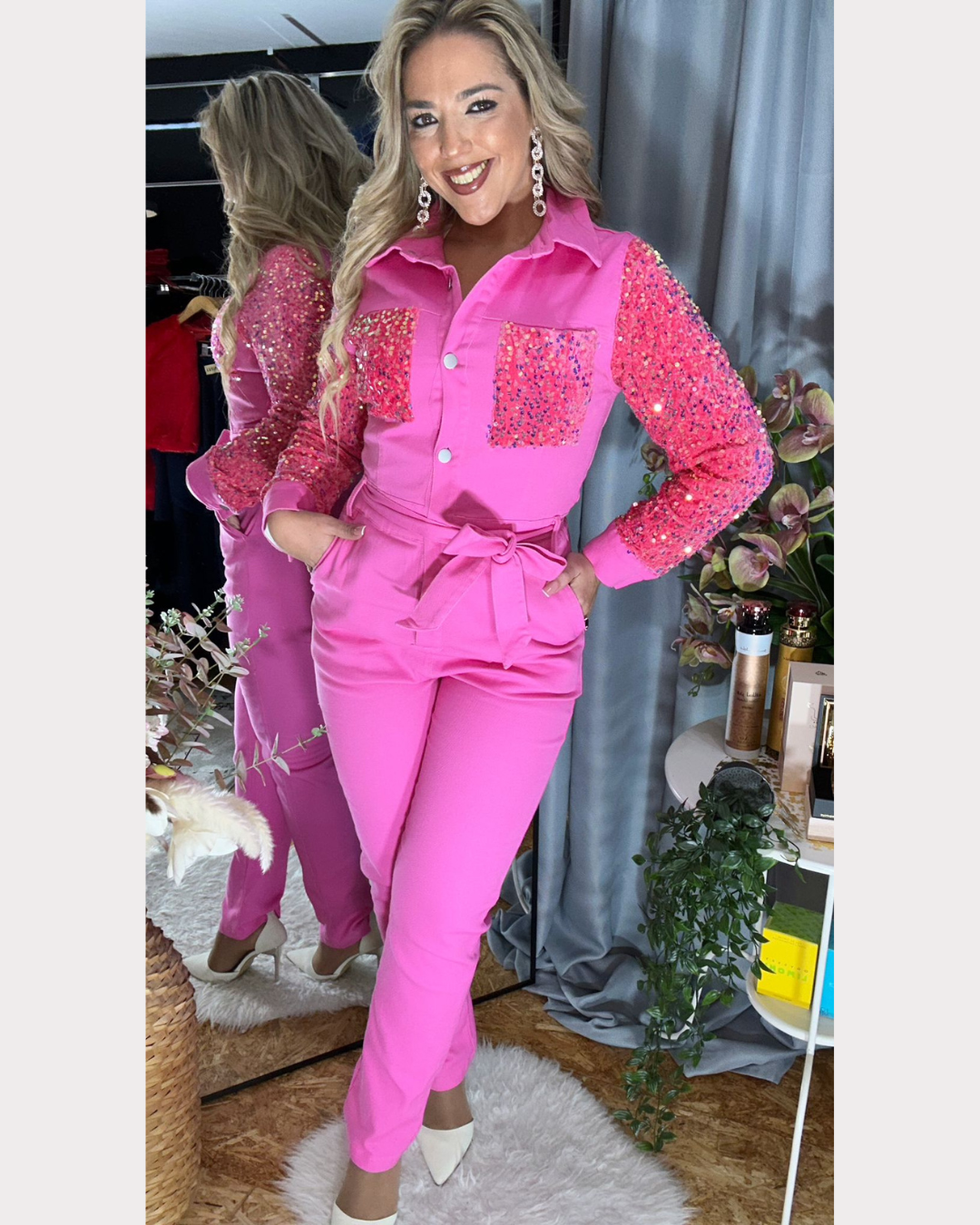 Macacão Rosa