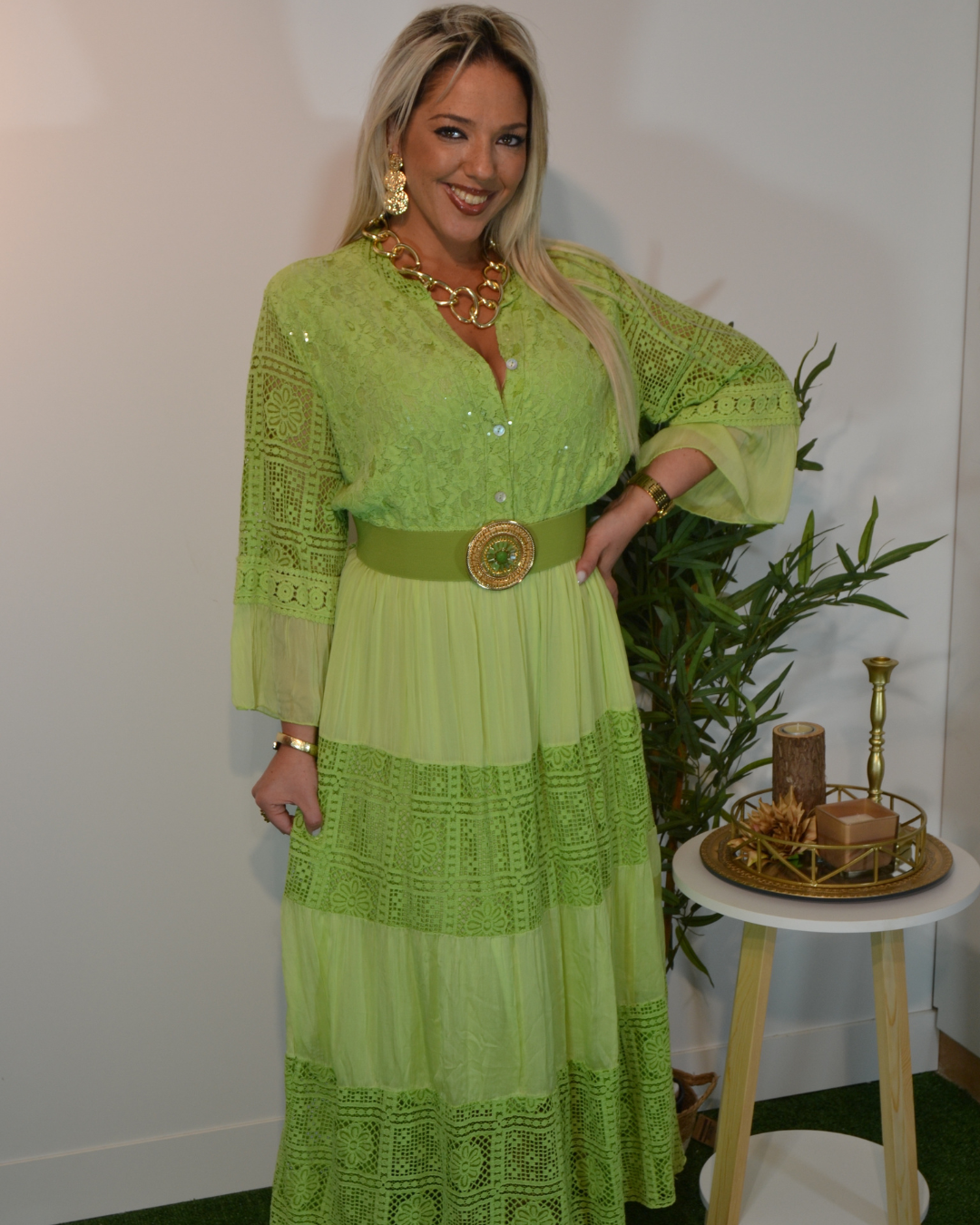 Vestido Verde VD032
