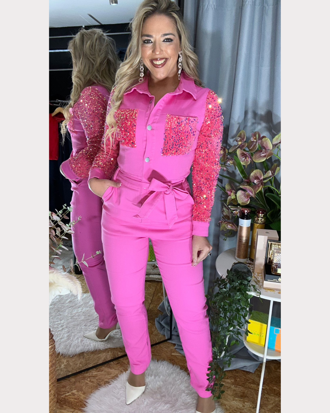 Macacão Rosa