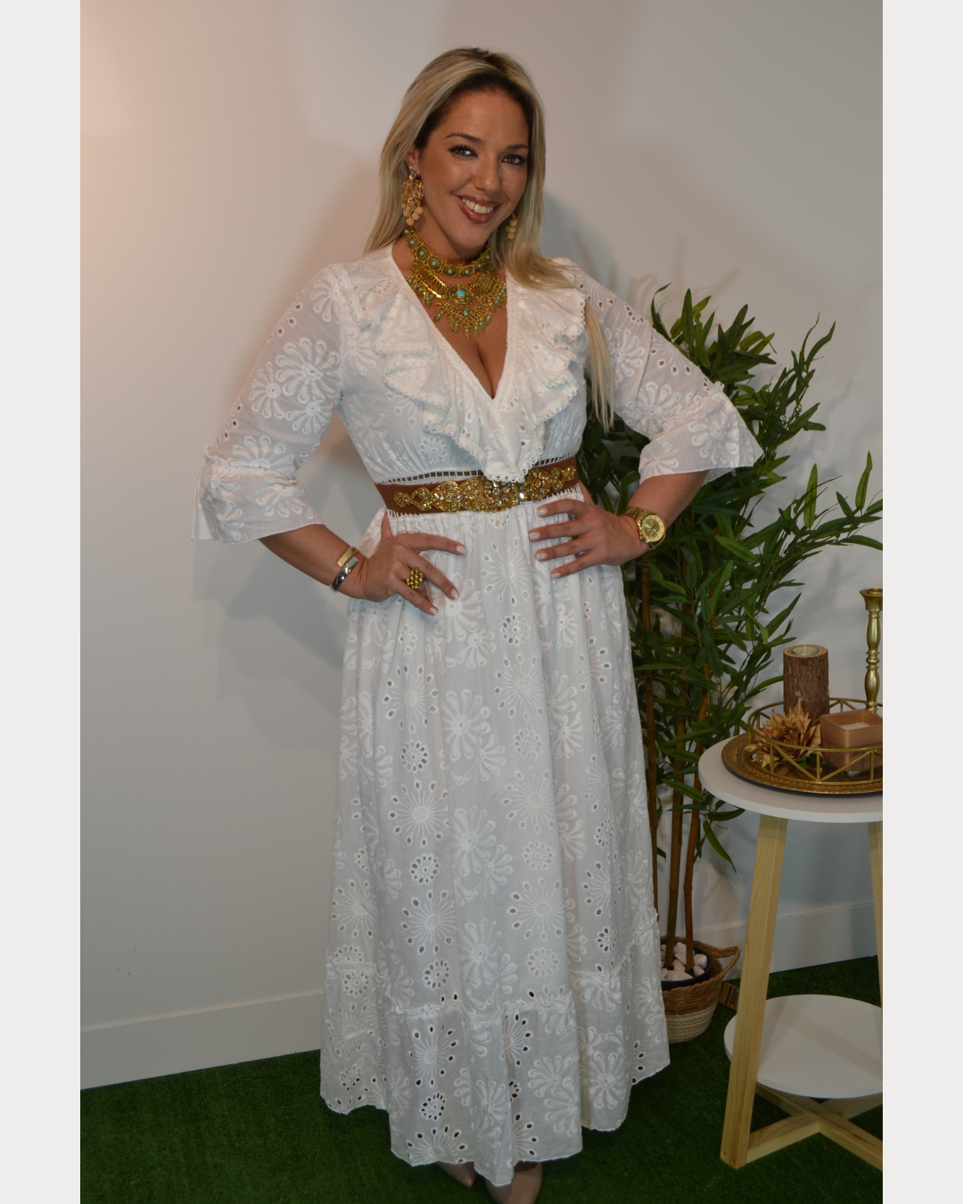 Vestido Branco VD040