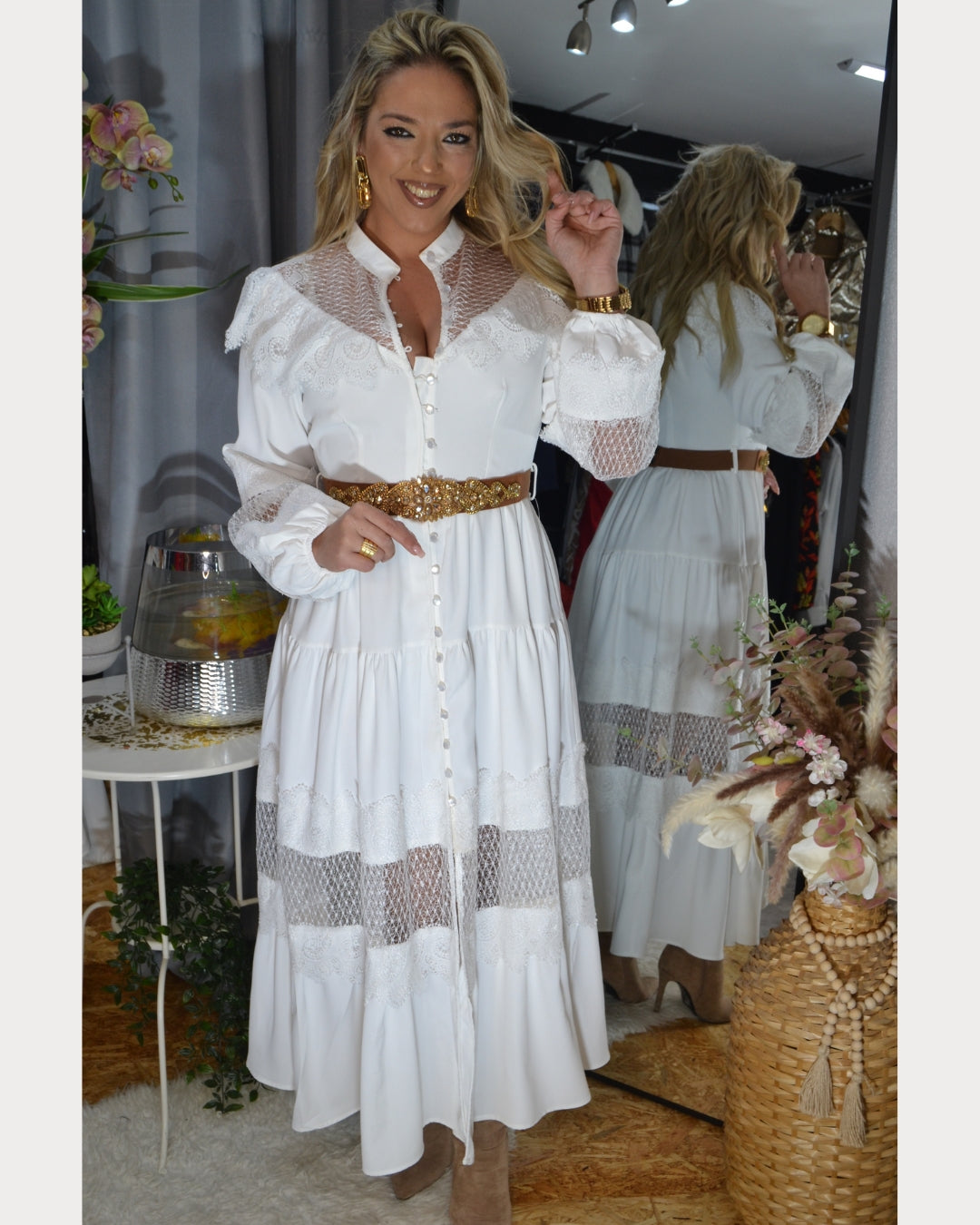 Vestido Branco VD006
