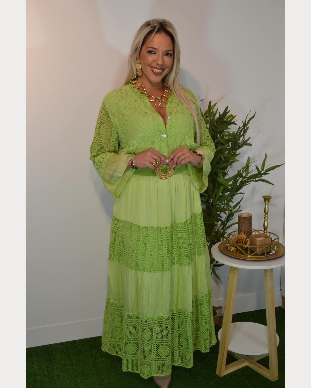 Vestido Verde VD032