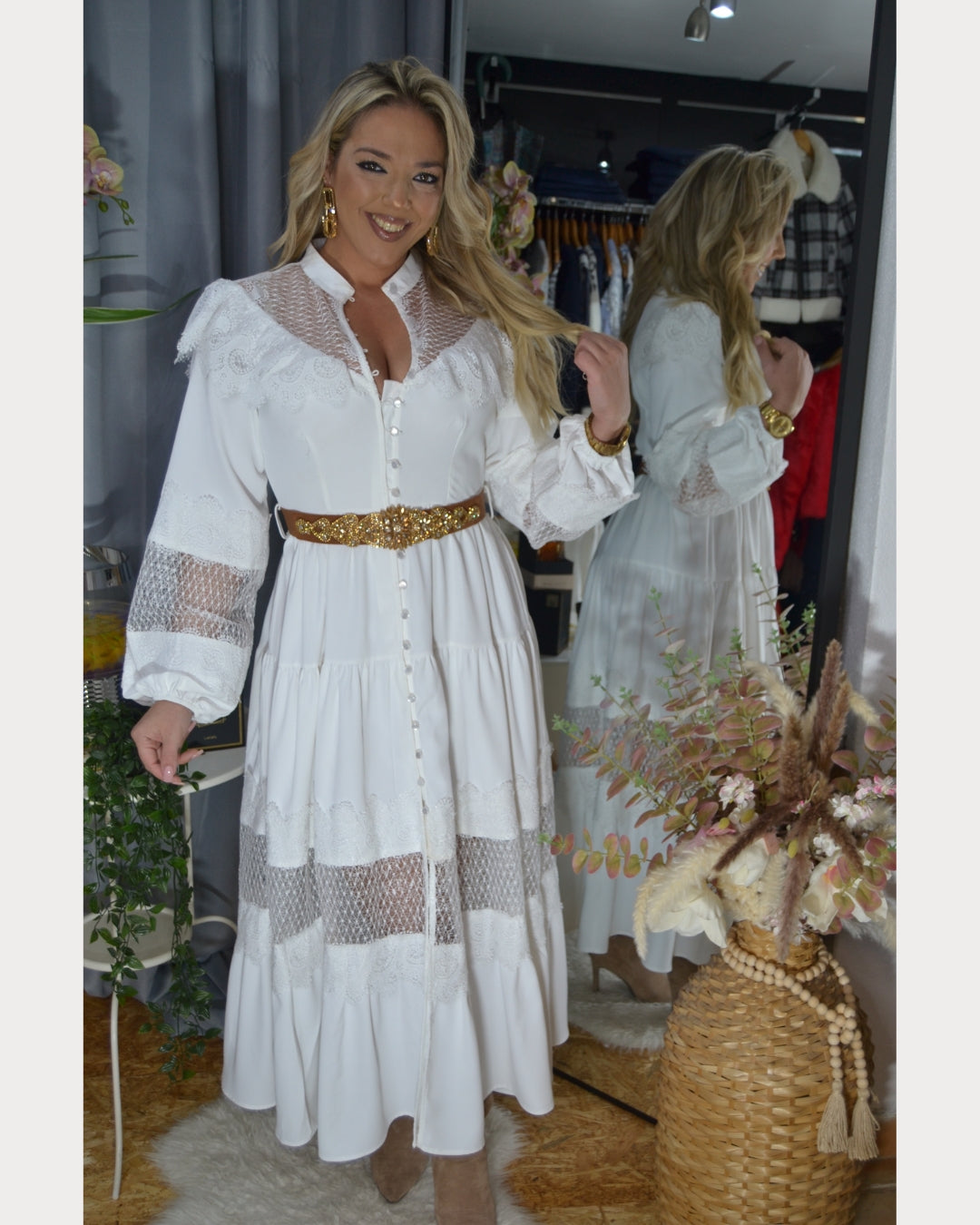 Vestido Branco VD006