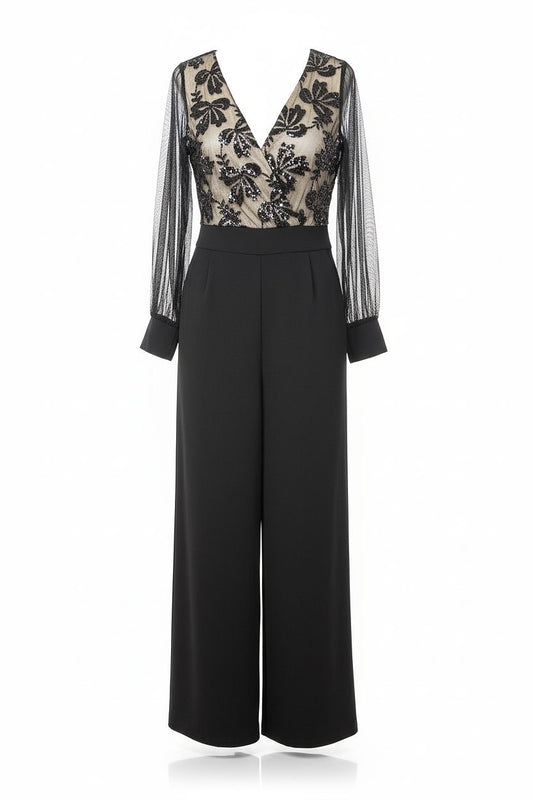 Macacão com Busto Bordado